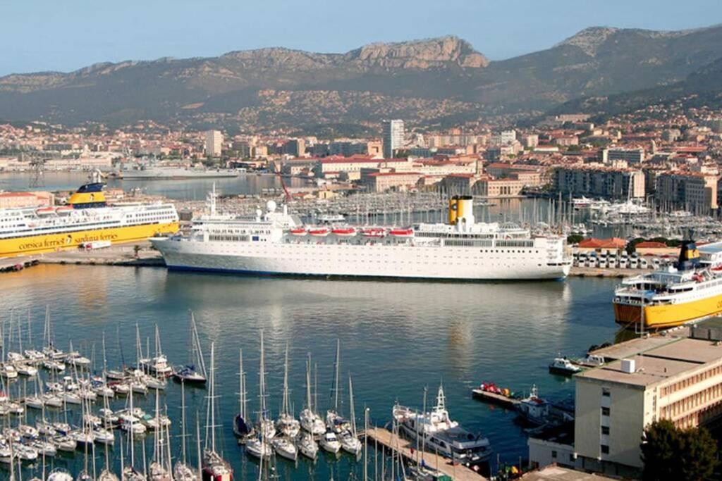 Bel Appartement T3 Mourillon A 5 Min Des Plages - Vue Mer Toulon Eksteriør bilde